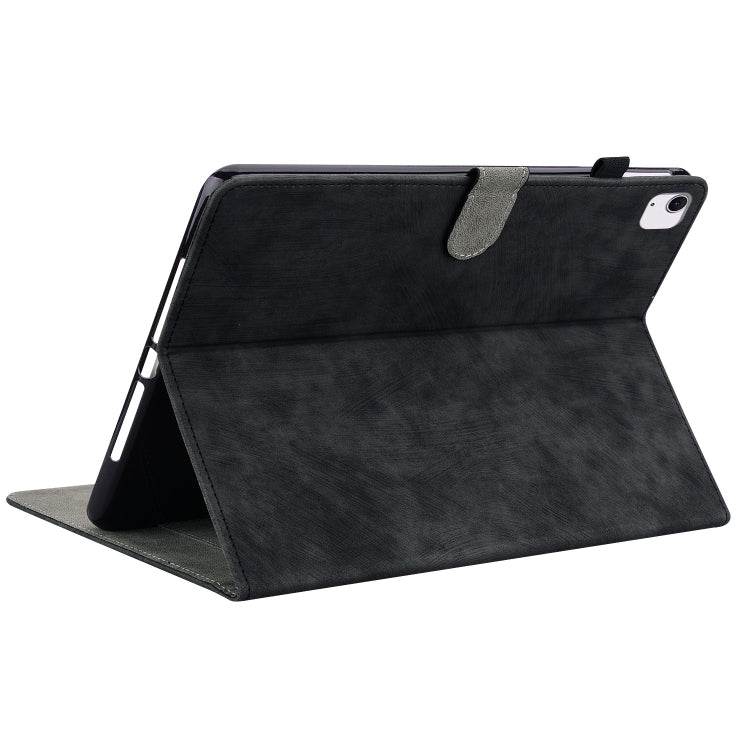 For iPad Air 13 2024 Embossed Tiger Pattern Leather Tablet Case(Black) - iPad Air 13 2024 Cases by PMC TechLife | Online Shopping South Africa | PMC TechLife | Buy Now Pay Later Mobicred