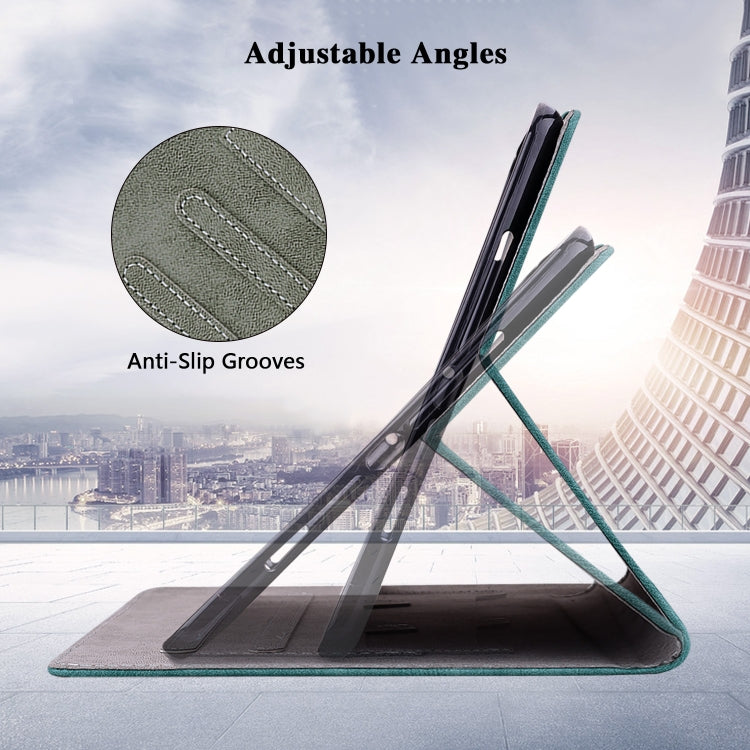 For iPad Air 11 2025 / 2024 Embossed Tiger Pattern Leather Tablet Case(Dark Green) - free shipping - PMC TechLife - Order now!