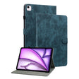 For iPad Air 11 2025 / 2024 Embossed Tiger Pattern Leather Tablet Case(Dark Blue) - iPad Air 11 2025 / 2024 Cases by PMC TechLife | Online Shopping South Africa | PMC TechLife | Buy Now Pay Later Mobicred