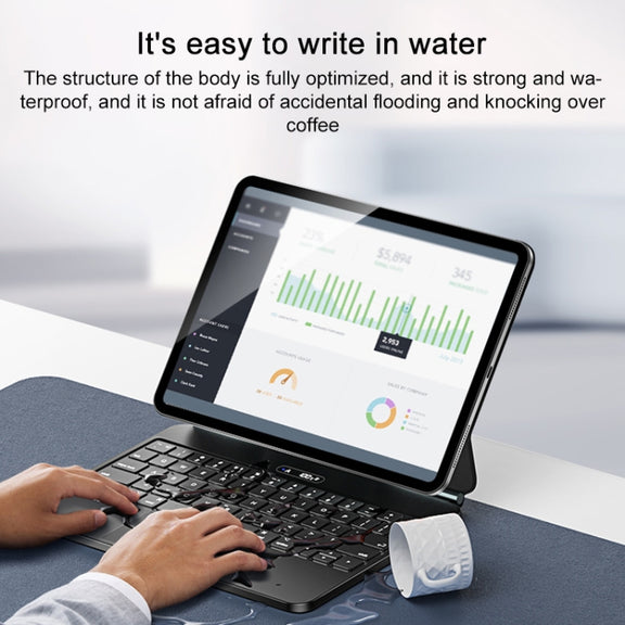 For iPad Pro 11 2018-2022/Air 10.9 2020-2022 MOMAX KB5 Mag Link Wireless Floating Water-resistant Magnetic Keyboard