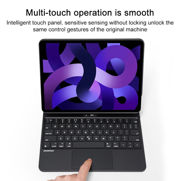For iPad Pro 11 2018-2022/Air 10.9 2020-2022 MOMAX KB5 Mag Link Wireless Floating Water-resistant Magnetic Keyboard