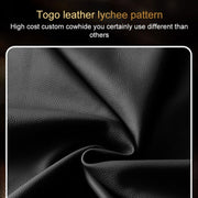 For Huawei Pura 70 Ultra Genuine Leather Litchi Texture Phone Case(Coffee)