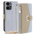 For Itel P55+ 4G Crossbody Litchi Texture Leather Phone Case(Blue) - More Brand by PMC TechLife | Online Shopping South Africa | PMC TechLife | Buy Now Pay Later Mobicred