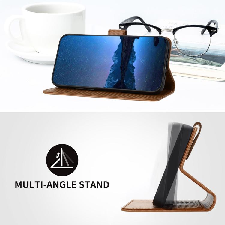 For iPhone 17 Air YX0070 Carbon Fiber Buckle Leather Phone Case with Lanyard(Coffee) - free shipping - PMc TechLife - Order now!