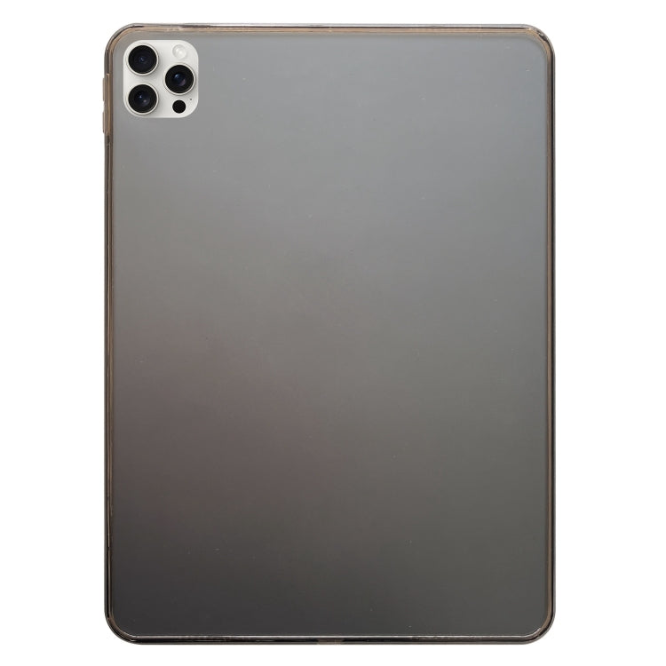 For iPad Pro 13 2024 Skin-feeling Crystal Clear Acrylic Tablet Case(Black) - iPad Pro 13 2024 Cases by PMC TechLife | Online Shopping South Africa | PMC TechLife | Buy Now Pay Later Mobicred