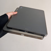 For iPad Air 13 2025 / 2024 Skin-feeling Crystal Clear Acrylic Tablet Case(Black)