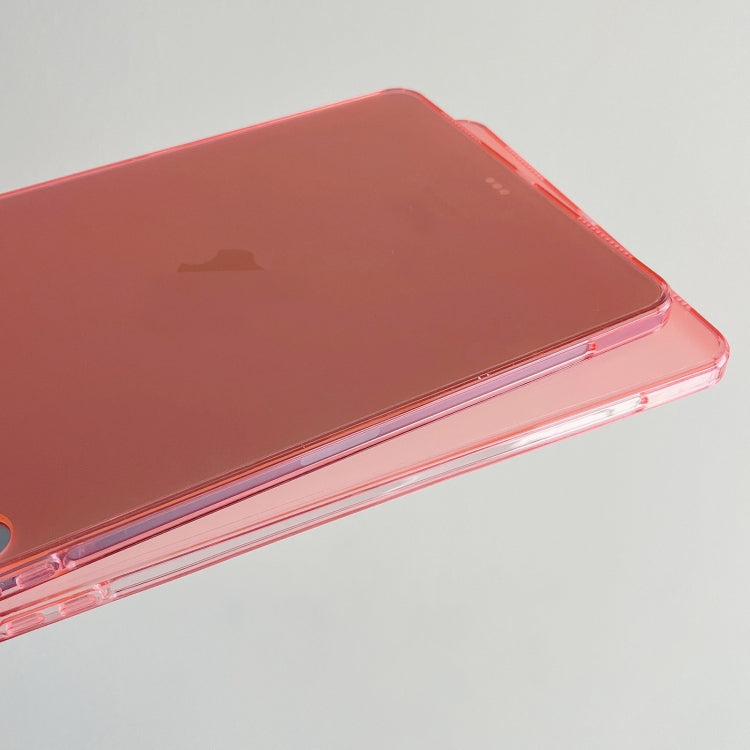 For iPad Air 11 2025 / 2024 Skin-feeling Crystal Clear Acrylic Tablet Case(Pink) - iPad Air 11 2025 / 2024 Cases by PMC TechLife | Online Shopping South Africa | PMC TechLife | Buy Now Pay Later Mobicred