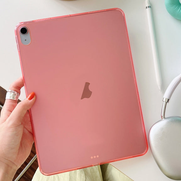 For iPad Pro 11 2024 Skin-feeling Crystal Clear Acrylic Tablet Case(Pink)