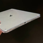 For iPad Air 13 2024 / Pro 12.9 2022  Suck Pen Clear Acrylic Tablet Case(Transparent)