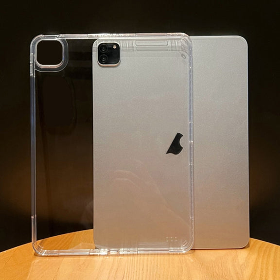 For iPad Air 11 2024 / Air 2022 10.9 Suck Pen Clear Acrylic Tablet Case(Transparent)