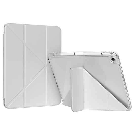 For iPad 10.2 2021 / 2020 / 2019 GEBEI Deformation Leather Tablet Case(Grey) - free shipping - PMC Jewellery - Order now!