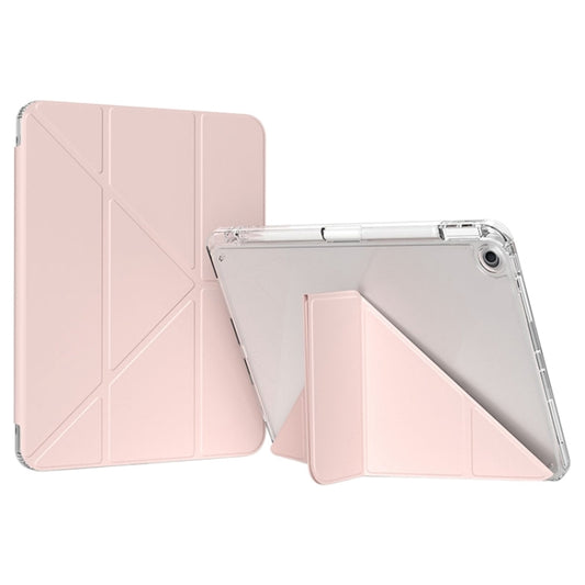 For iPad 10.2 2021 / 2020 / 2019 GEBEI Deformation Leather Tablet Case(Pink) - free shipping - PMC Jewellery - Order now!