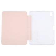 For iPad 10.2 2021 / 2020 / 2019 GEBEI Deformation Leather Tablet Case(Pink)