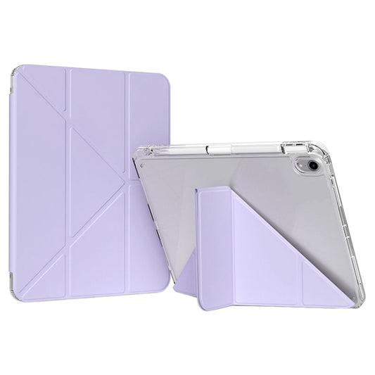 For iPad 2025 / 2022 GEBEI Deformation Leather Tablet Case(Purple) - free shipping - PMC Jewellery - Order now!