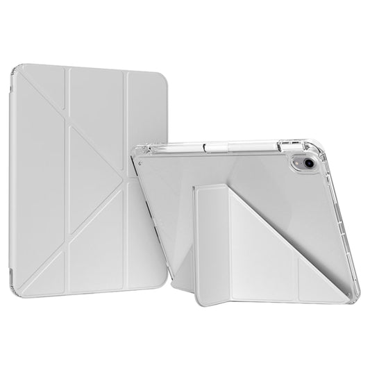 For iPad 2025 / 2022 GEBEI Deformation Leather Tablet Case(Grey) - free shipping - PMC Jewellery - Order now!