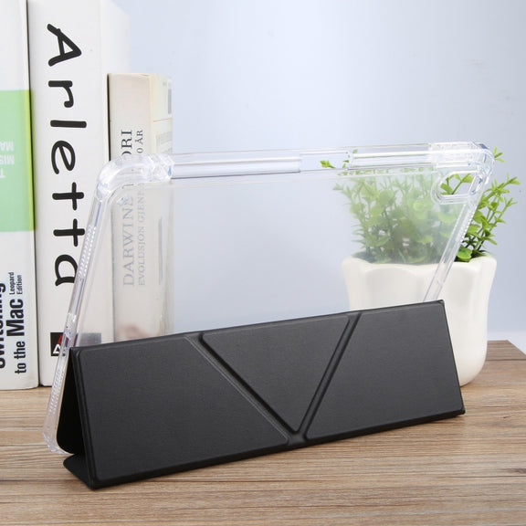 For iPad mini 2024 / mini 6 GEBEI Deformation Leather Tablet Case(Black)