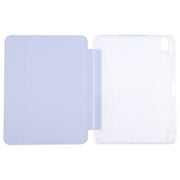 For iPad Pro 11 2022 GEBEI Deformation Leather Tablet Case(Purple)