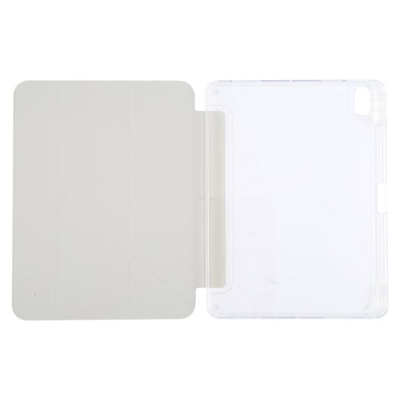For iPad Pro 11 2022 GEBEI Deformation Leather Tablet Case(Grey)