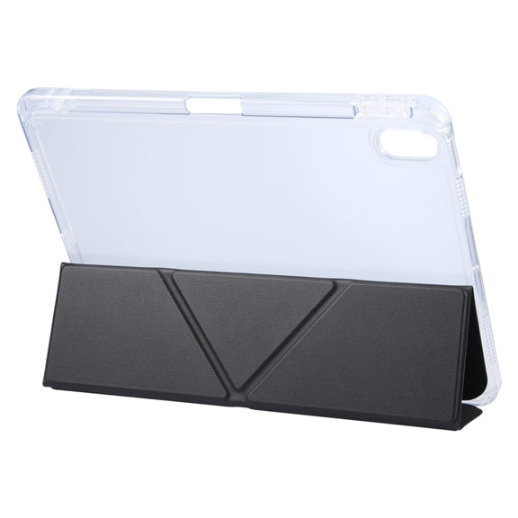 For iPad Pro 11 2022 GEBEI Deformation Leather Tablet Case(Black)