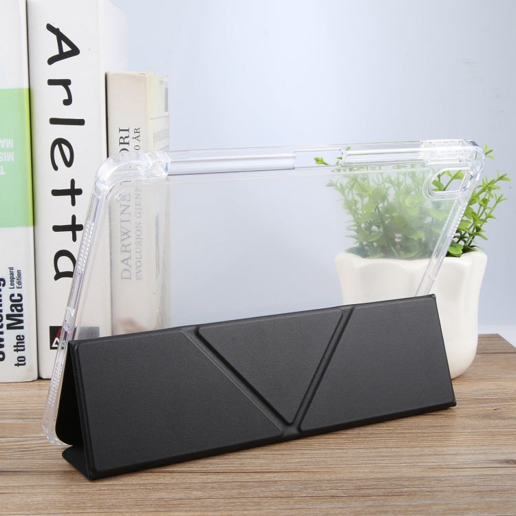 For iPad Pro 11 2024 GEBEI Deformation Leather Tablet Case(Black) - free shipping - PMC TechLife - Order now!