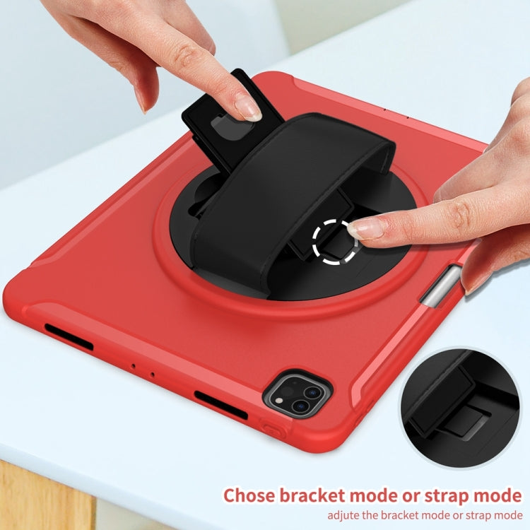 For iPad Pro 11 2024 Spider Wheel Silicone Hybrid PC Tablet Case(Red) - iPad Pro 11 2024 Cases by PMC TechLife | Online Shopping South Africa | PMC TechLife | Buy Now Pay Later Mobicred