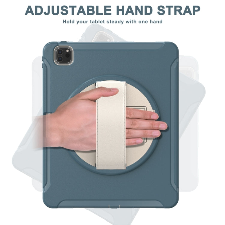 For iPad Pro 11 2024 Spider Wheel Silicone Hybrid PC Tablet Case(Cornflower Blue) - iPad Pro 11 2024 Cases by PMC TechLife | Online Shopping South Africa | PMC TechLife | Buy Now Pay Later Mobicred