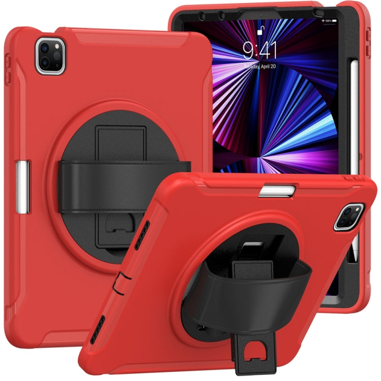 For iPad Air 11 2024 / Air 11 2025 Spider Wheel Silicone Hybrid PC Tablet Case(Red) - iPad Air 11 2025 / 2024 Cases by PMC TechLife | Online Shopping South Africa | PMC TechLife | Buy Now Pay Later Mobicred