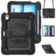 For iPad Air 11 2024 / Air 11 2025 Silicone Hybrid PC Tablet Protective Case(Black) - iPad Air 11 2025 / 2024 Cases by PMC TechLife | Online Shopping South Africa | PMC TechLife | Buy Now Pay Later Mobicred