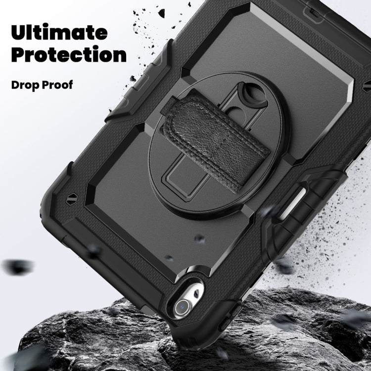 For iPad Air 11 2024 / Air 11 2025 Silicone Hybrid PC Tablet Protective Case(Black) - iPad Air 11 2025 / 2024 Cases by PMC TechLife | Online Shopping South Africa | PMC TechLife | Buy Now Pay Later Mobicred