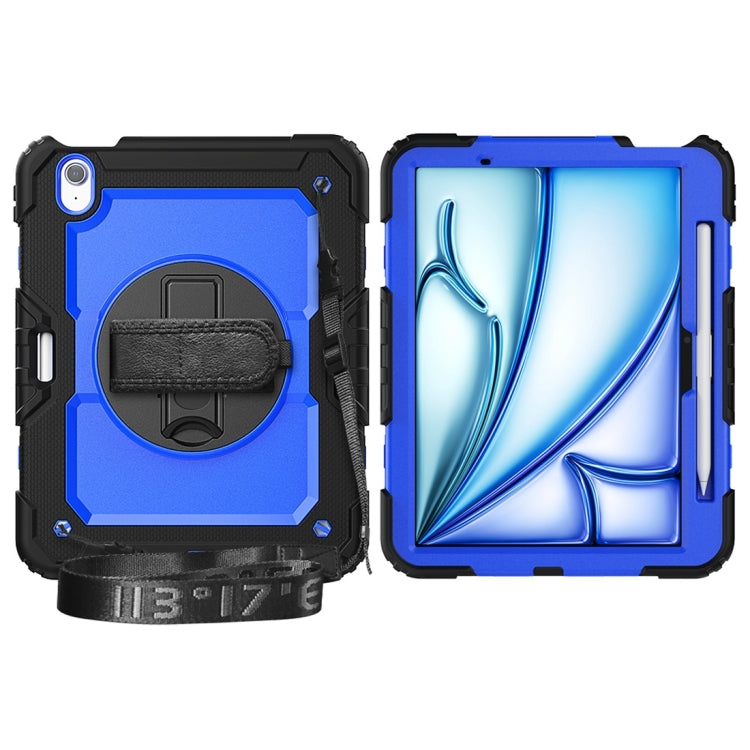For iPad Air 11 2024 / Air 11 2025 Silicone Hybrid PC Tablet Protective Case(Dark Blue+Black) - iPad Air 11 2025 / 2024 Cases by PMC TechLife | Online Shopping South Africa | PMC TechLife | Buy Now Pay Later Mobicred