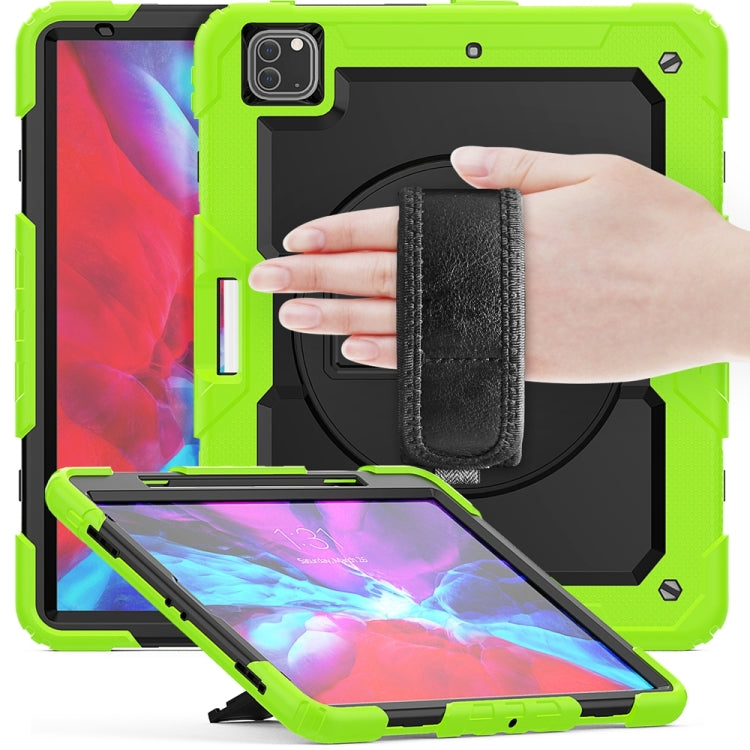 For iPad Pro 13 2024 Silicone Hybrid PC Tablet Protective Case(Black+Yellow Green) - free shipping - PMC TechLife - Order now!