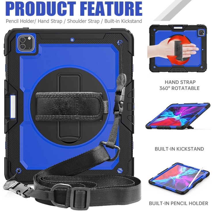 For iPad Pro 13 2024 Silicone Hybrid PC Tablet Protective Case(Dark Blue+Black) - iPad Pro 13 2024 Cases by PMC TechLife | Online Shopping South Africa | PMC TechLife | Buy Now Pay Later Mobicred