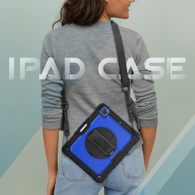 For iPad Pro 13 2024 Silicone Hybrid PC Tablet Protective Case(Dark Blue+Black) - iPad Pro 13 2024 Cases by PMC TechLife | Online Shopping South Africa | PMC TechLife | Buy Now Pay Later Mobicred