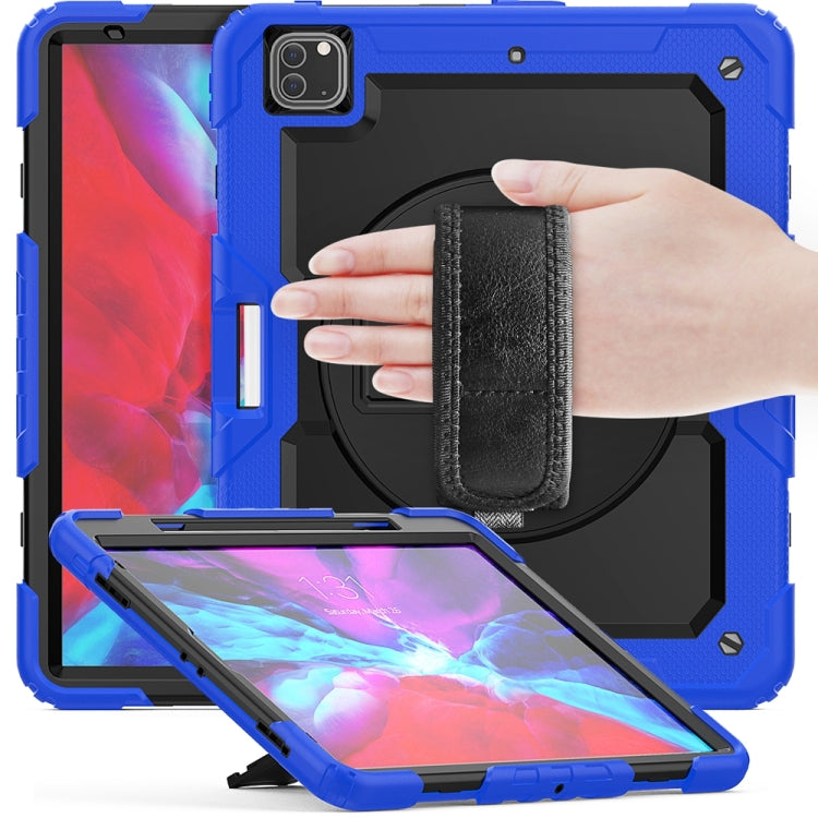 For iPad Pro 13 2024 Silicone Hybrid PC Tablet Protective Case(Black+Dark Blue) - iPad Pro 13 2024 Cases by PMC TechLife | Online Shopping South Africa | PMC TechLife | Buy Now Pay Later Mobicred