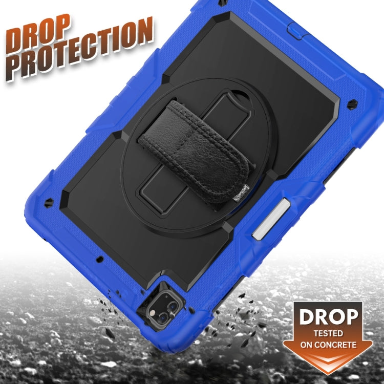 For iPad Pro 13 2024 Silicone Hybrid PC Tablet Protective Case(Black+Dark Blue) - iPad Pro 13 2024 Cases by PMC TechLife | Online Shopping South Africa | PMC TechLife | Buy Now Pay Later Mobicred