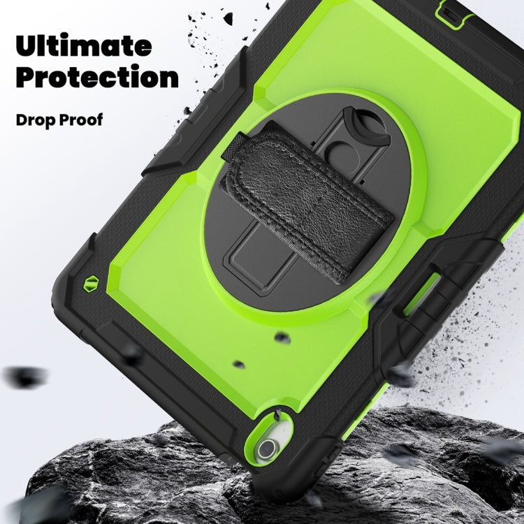 For iPad Air 13 2024 / Air 13 2025 Silicone Hybrid PC Tablet Protective Case(Yellow Green+Black) - iPad Air 13 2025 / 2024 Cases by PMC TechLife | Online Shopping South Africa | PMC TechLife | Buy Now Pay Later Mobicred