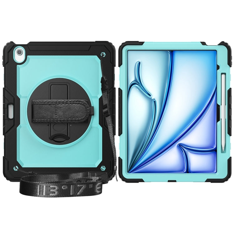 For iPad Air 13 2024 / Air 13 2025 Silicone Hybrid PC Tablet Protective Case(Light Blue+Black) - iPad Air 13 2025 / 2024 Cases by PMC TechLife | Online Shopping South Africa | PMC TechLife | Buy Now Pay Later Mobicred