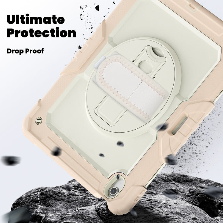 For iPad Air 13 2024 Silicone + PC Tablet Protective Case(Cream+Rose Gold) - iPad Air 13 2024 Cases by PMC TechLife | Online Shopping South Africa | PMC TechLife | Buy Now Pay Later Mobicred