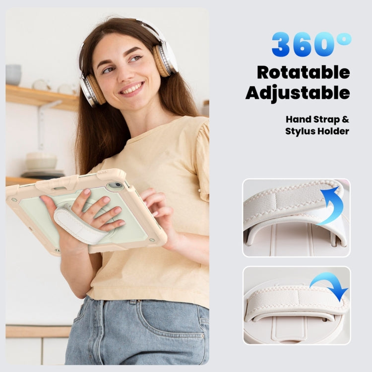 For iPad Air 13 2024 Silicone + PC Tablet Protective Case(Cream+Rose Gold) - iPad Air 13 2024 Cases by PMC TechLife | Online Shopping South Africa | PMC TechLife | Buy Now Pay Later Mobicred