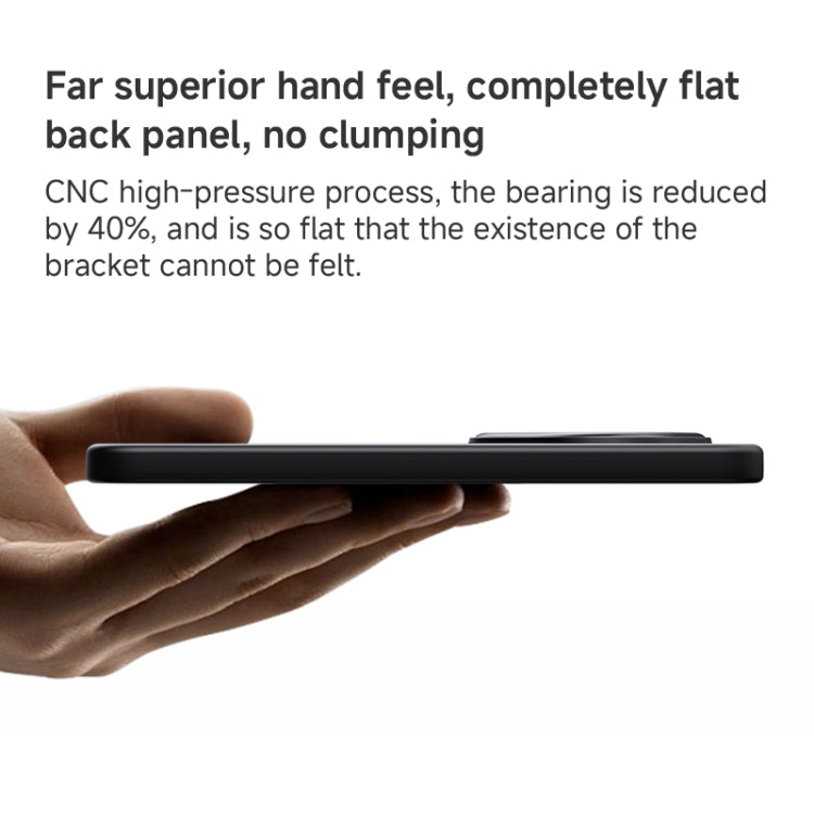 For Huawei Pura 70 Ultra Frosted 360 Rotating Holder Magnetic Full Coverage Shockproof Phone Case(Transparent)