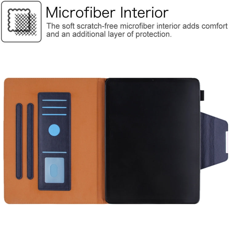 For iPad Pro 13 2024 Solid Color Metal Buckle Leather Smart Tablet Case(Royal Blue) - iPad Pro 13 2024 Cases by PMC TechLife | Online Shopping South Africa | PMC TechLife | Buy Now Pay Later Mobicred