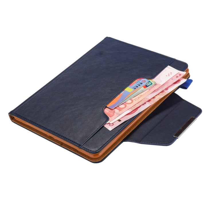 For iPad Pro 13 2024 Solid Color Metal Buckle Leather Smart Tablet Case(Royal Blue) - iPad Pro 13 2024 Cases by PMC TechLife | Online Shopping South Africa | PMC TechLife | Buy Now Pay Later Mobicred