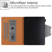 For iPad Pro 11 2024 Solid Color Metal Buckle Leather Smart Tablet Case(Grey)