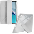 For Huawei MatePad 11 2021 / 2023 Clear Acrylic Deformation Leather Tablet Case(Grey) - Huawei by PMC TechLife | Online Shopping South Africa | PMC TechLife | Buy Now Pay Later Mobicred
