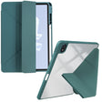 For Huawei MatePad Air 11.5 2023 Clear Acrylic Deformation Leather Tablet Case(Dark Green) - Huawei by PMC TechLife | Online Shopping South Africa | PMC TechLife | Buy Now Pay Later Mobicred