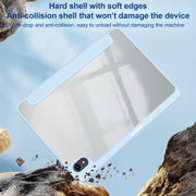 For Huawei MatePad 11 2021 / 2023 Clear Acrylic Deformation Leather Tablet Case(Dark Green)