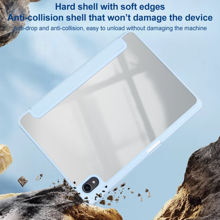 For Huawei MatePad Pro 11 2022 / 2024 Clear Acrylic Deformation Leather Tablet Case(Dark Green)