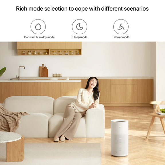 Xiaomi Mijia Pure Smart Fog-Free Humidifier 2, Specification:US Plug(White)