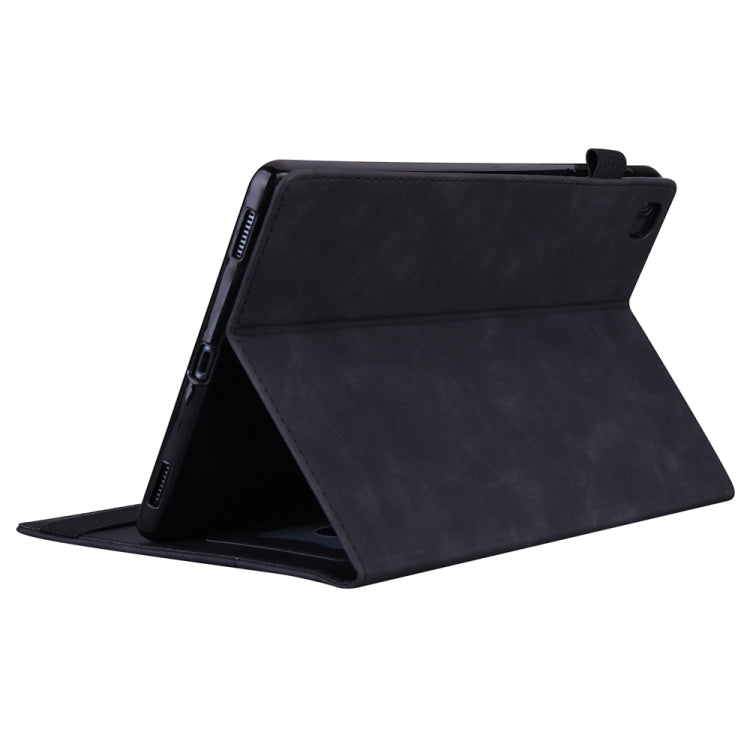 For iPad Pro 11 2024 Splicing Shockproof Leather Tablet Case(Black) - iPad Pro 11 2024 Cases by PMC TechLife | Online Shopping South Africa | PMC TechLife | Buy Now Pay Later Mobicred