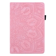 For iPad Pro 13 2024 Calf Texture Embossed Leather Tablet Case(Pink)